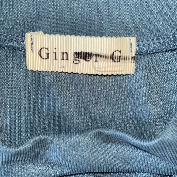 Ginger G women’s sleeveless dress with cut out stretch drop waist ruffle - Picture 4 of 7